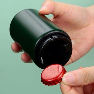 Abridor de Botellas de Cerveza Premium de Acero Inoxidable, Abridor Automático de Tapas de Botella con Sistema de Presión - Product Image 4