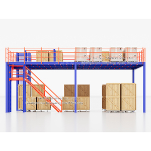 Mạnh Mẽ Kệ Lửng Giá Thắp Sáng Văn Phòng Kết Cấu Thép Xây Dựng Nhôm Thanh Đảo Khung Tầng Lửng Cho Lốp Lưu Trữ - Product Image 1