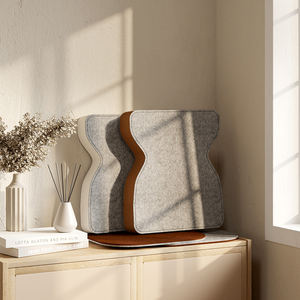 Banc pliant portable d'intérieur en papier de style nordique avec revêtement en feutre pour salon, entrée, rangement à chaussures et chevet de chambre, moderne et <span class=keywords><strong>pliable</strong></span> - Product Image 4