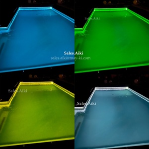 Perímetro de piscina de varios núcleos, iluminación lineal, Cable óptico de plástico, larga distancia de iluminación, fibra óptica, lado blanco brillante - Product Image 5