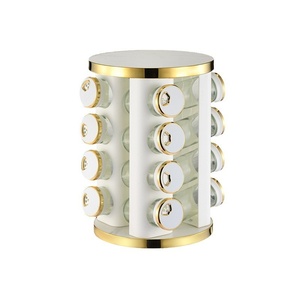 <span class=keywords><strong>Étagère</strong></span> de rangement multifonctionnelle rotative en verre de haute qualité, non pliable, pour <span class=keywords><strong>épices</strong></span> et assaisonnements, organisation de la cuisine - Product Image 5