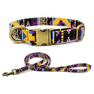 Accesorios para mascotas, lienzo doble, bohemio, <span class=keywords><strong>collar</strong></span> de perro de diseño de muchos estilos, fabricante, nuevo - Product Image 4