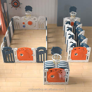 Parc de jeu pour bébé en plastique multicolore moderne, parc de jeu pour enfants, centre d'activités - Sécurité intérieure/extérieure, parc de jeu pour l'école, la chambre à coucher, le parc - Product Image 1