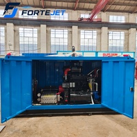 Nettoyeur haute pression industriel 2000 bars Hydro Blaster 110 kW 25 L/min pour la préparation et le nettoyage des surfaces en structure métallique