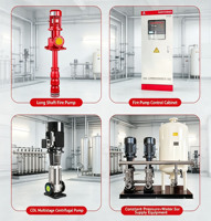 Pompe centrifuge d'alimentation en eau 150 kW en acier inoxydable 304, unité à fréquence variable et pression constante sur mesure pour la construction de tours de grande hauteur