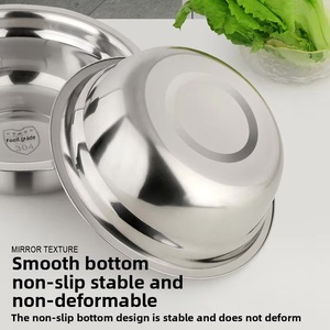 Desain Modern S.S 201 logam terpoles mangkuk saji ramah lingkungan serbaguna sayuran buah mangkuk pencampur <span class=keywords><strong>Salad</strong></span> <span class=keywords><strong>Set</strong></span> untuk dapur - Product Image 2