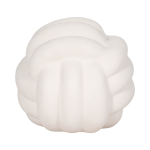 Scultura moderna in ceramica Stoneware Knot Orb per decorare scaffali di casa, ufficio e bagno - Product Image 3