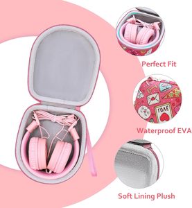 Estuche rígido para auriculares infantiles, compatible con IClever BTH12 HS19 BTH20 BTH26, Noot, MIDOLA, JBL, <span class=keywords><strong>EarFun</strong></span>, gris (solo estuche) - Product Image 3
