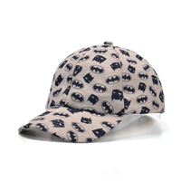 Gorras de Béisbol de Algodón Personalizadas de Alta Calidad para Bebés y Niños con Diseño Deportivo de Estampados de Leopardo/Puntos y Ajuste Regulable