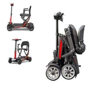 Scooter de Movilidad Plegable Ultraligero de Cuatro Ruedas <span class=keywords><strong>para</strong></span> Viajes al Aire Libre, con Motor de 270W, Plegado con un Solo Toque, de Fábrica OEM, en Venta - Product Image 1