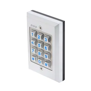 DK-9330A IP-65 Vandal Resistant Metal Housing Keytop Access Control Systems Product for Electric Lock