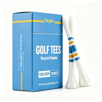 Boîte à cigarettes incassable en métal et plastique, sacs pour emballage de tees de golf magnétiques personnalisés
