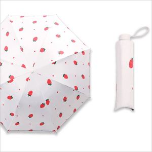 Parapluies pliants transparents Xtx Factory pas chers, anti-UV, fraise, protection soleil et pluie, avec sac - Product Image 3