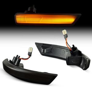2Pcs Ambre Séquentiel <span class=keywords><strong>Clignotant</strong></span> Réflecteur LED Rétroviseur Latéral <span class=keywords><strong>Clignotant</strong></span> pour <span class=keywords><strong>Ford</strong></span> <span class=keywords><strong>Focus</strong></span> 2008-2016 - Product Image 2