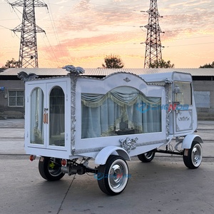 Luxurious Funeral Limousine Modern Electric Hearse Car Classic Funeral Hearse Customized Hearse Carriage for Funeral Ceremony - Product Image 5