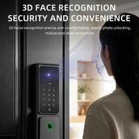 Serrure de porte intelligente YAGU 3D à reconnaissance de la veine palmaire, connectivité Tuya App, étanche, biométrique, multifonctionnelle pour porte en bois/aluminium