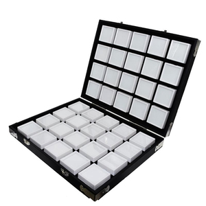 3cm-6cm vòng mặt kho báu ngực 48 Kim Cương Đá Quý Trần Kim Cương Tourmaline hiển thị hộp đồ trang sức sang trọng bao bì hộp đồ trang sức - Product Image 4