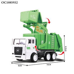 Plastic Friction Car <strong>Mini</strong> Green <strong>Garbage</strong> <strong>Truck</strong> Sanitation <strong>Truck</strong> Toys for Kids - Product Image 6