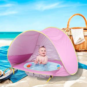 Carpa de Juego Portátil para Niños, Impermeable, con Protección UV, Carpa de Playa para Bebés, Carpa de Juego para Niños, Piscina de Playa, Certificación EN71, Poliéster - Product Image 4