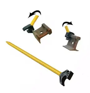 Weldable Railway Tool Temporary Railroad Rail Clamps for Railway Spring bar spanners for railway tools