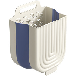 Panier à linge mural pliable et repliable, organisateur de vêtements rectangulaire pour salle de bain, douche, usage domestique - Product Image 1