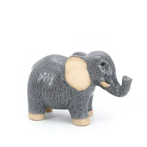 크리에이 티브 세라믹 재미있는 활기찬 코끼리 장식 꽃꽂이 거실을위한 가정 장식 항목