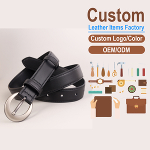 Cinturón de Cuero Genuino para Mujer, Hebilla Plateada Mate, Diseño Minimalista - Product Image 2