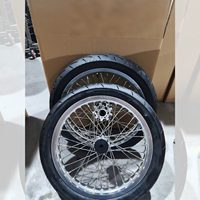 Ensemble de roues de moto Supermoto JFG 17x1.85 17x2.15 avant et arrière avec moyeu CNC et jantes à rayons pour Surron Light Bee X S Dirt Bike