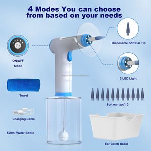 Otoclears elettrico orecchio irrigatore Kit con 10 punte strumento di lavaggio per la rimozione di cerume e rondella bellezza prodotti per la cura personale - Product Image 2