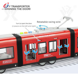 <span class=keywords><strong>Train</strong></span> électrique haute vitesse pour enfants Chengji, jouet avec scènes simulées, expériences amusantes, véhicule à friction avec lumière et musique - Product Image 3