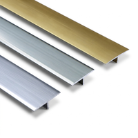 Profilé de transition en métal pour carrelage, bande de finition en forme de T pour coins en céramique, personnalisable