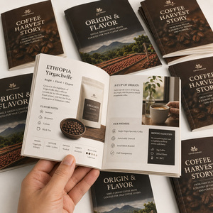 Folleto de Producto Personalizado de Fábrica, Folleto de Tapa Blanda a Todo Color, Estampado con Lámina Holográfica - Product Image 1
