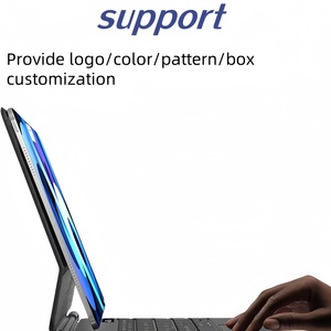 Funda con Teclado Inalámbrico Portátil para iPad Air 4/5/6, iPad Pro de 11 Pulgadas, Panel Táctil Mágico, Hecho de Cuero PU de Alta Calidad - Product Image 2
