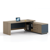 Bureau de direction ergonomique convertible moderne et durable - Bureau de direction à usage commercial avec finition résistante à l'eau