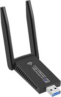 Tarjeta de red inalámbrica Gigabit, 1300mbps, 5g, Ordenador de doble banda, SIN controlador, Usb, receptor Wifi