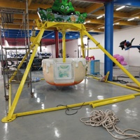 Zhengzhou Shenlong Carnaval Drôle Parc D'attractions Installation Extérieure Enfants Jeu Petit Mini Pendule Ride À Vendre