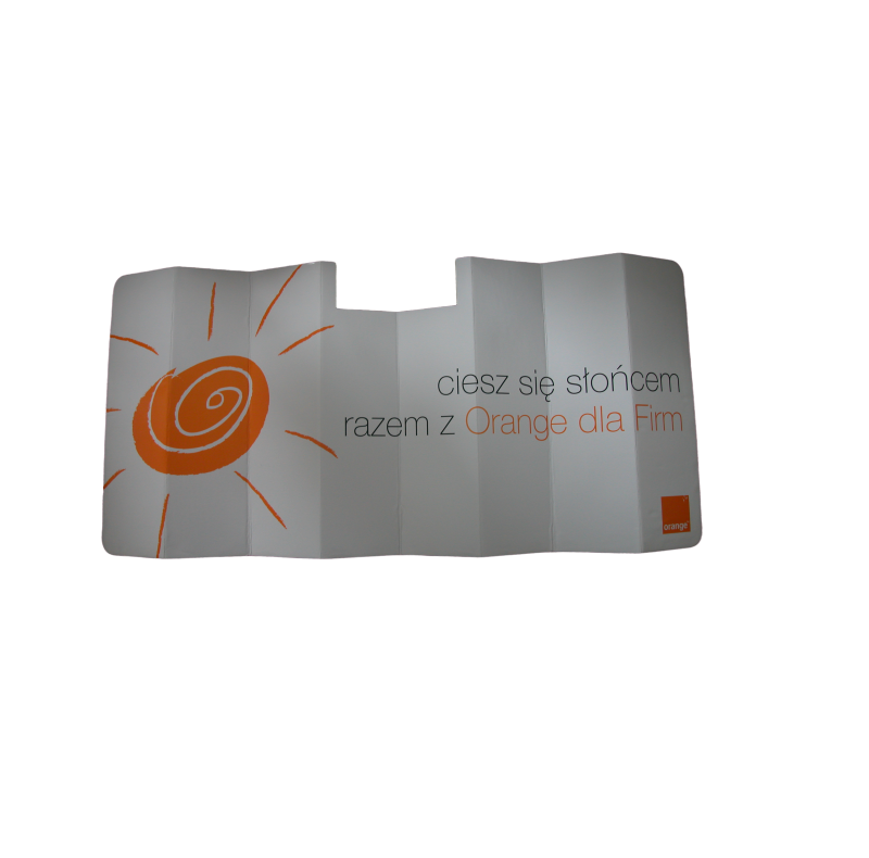 Новый дизайн, высококачественный картонный солнцезащитный автомобиль для рекламы