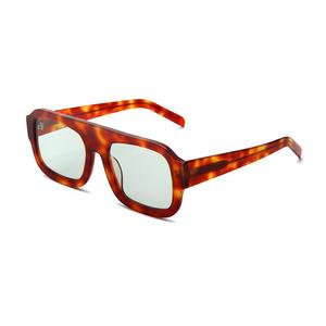24SA020 Lunettes de soleil polarisées de luxe pour femmes, design tendance, logo personnalisé, style rétro, nouvelles lunettes carrées surdimensionnées en acétate - Product Image 4