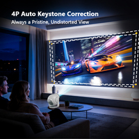 Proyector de Cine Topleo TV Android 14 LED Inteligente Portátil 4K Mini Proyector de Video para el Hogar