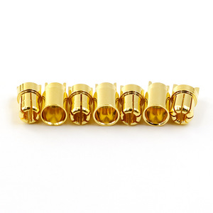 Ensemble de connecteurs à balle plaqués or Amass GC6010-M/F, connecteur à courant élevé 6,0 mm en cuivre pur 60A pour moteur et ESC RC - Product Image 4