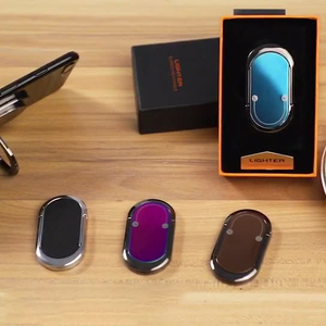 Sáng tạo đa chức năng Windproof điện thoại di động Trường hợp với không thấm nước nhẹ hơn sạc cá nhân thuốc lá đứng - Product Image 4