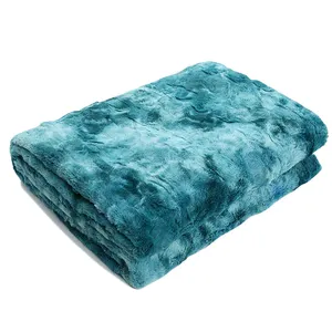 घुटने मशीन से धो Sublimated ऊन शेरपा कंबल कस्टम शेरपा फेंक बिस्तर मूंगा ऊन कंबल