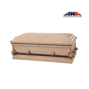 Niño funeral suministros <span class=keywords><strong>ANA</strong></span> 20 ga de acero azul paño cubierto bebé ataúd - Product Image 5