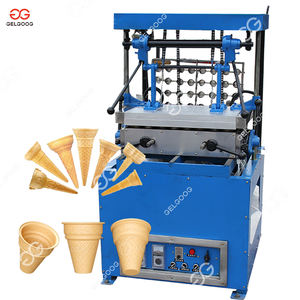 Machine électrique semi-automatique à double cône pour la cuisson de la crème glacée dans les magasins d'alimentation - Product Image 2