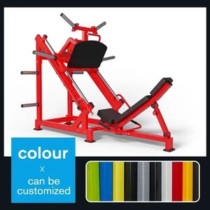 Mesin Leg Press Binaraga Baja Komersial untuk Gym, Peralatan Olahraga Duduk 45 Derajat Ramah Lingkungan - Product Image 3