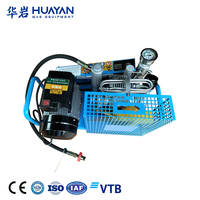 Compresseur d'air respiratoire de réservoir de plongée sous-marine haute pression 80-100L/min 300bar/4500psi avec rapport de test de certification CE MA
