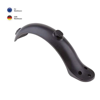 Nuevo Guardabarros Trasero para Scooter Image con Soporte de Luz Trasera, Guardabarros para Scooter Eléctrico Xiaomi M365 Pro 2 Pro 1S