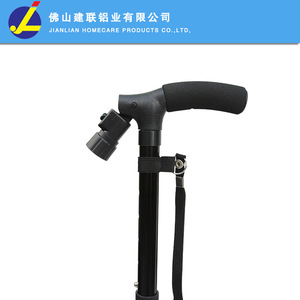 Jianlian Aluminum Alloy <b>Walking</b> <b>Stick</b> With Led Light Adjustable <b>Collapsible</b> For Elderly Hiking - Product Image 5