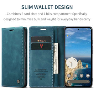 Caseme Retro Từ Lật Bìa Google Pixel 9/9Pro/9Pro XL/8/7/6/8A/7A/6A Trường Hợp Điện Thoại Với Chủ Thẻ Tín Dụng Tính Năng - Product Image 2