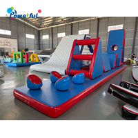 Nouvel ensemble d'équipements gonflables Ninja Warrior pour parc de trampolines, parcours d'obstacles gonflable commercial pour adultes et enfants